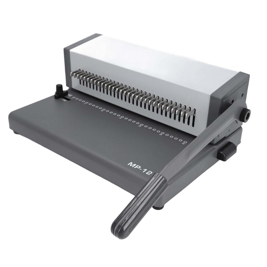 Máquina de Encadernação 30 Furos Diâmetro 0,5mm Margens 2,5mm 4,5mm 6,5mm Máquina de Encadernação Espiral para Lett