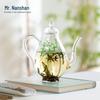 Nanshan Mr. Chinese Style Decal Glass Teapot