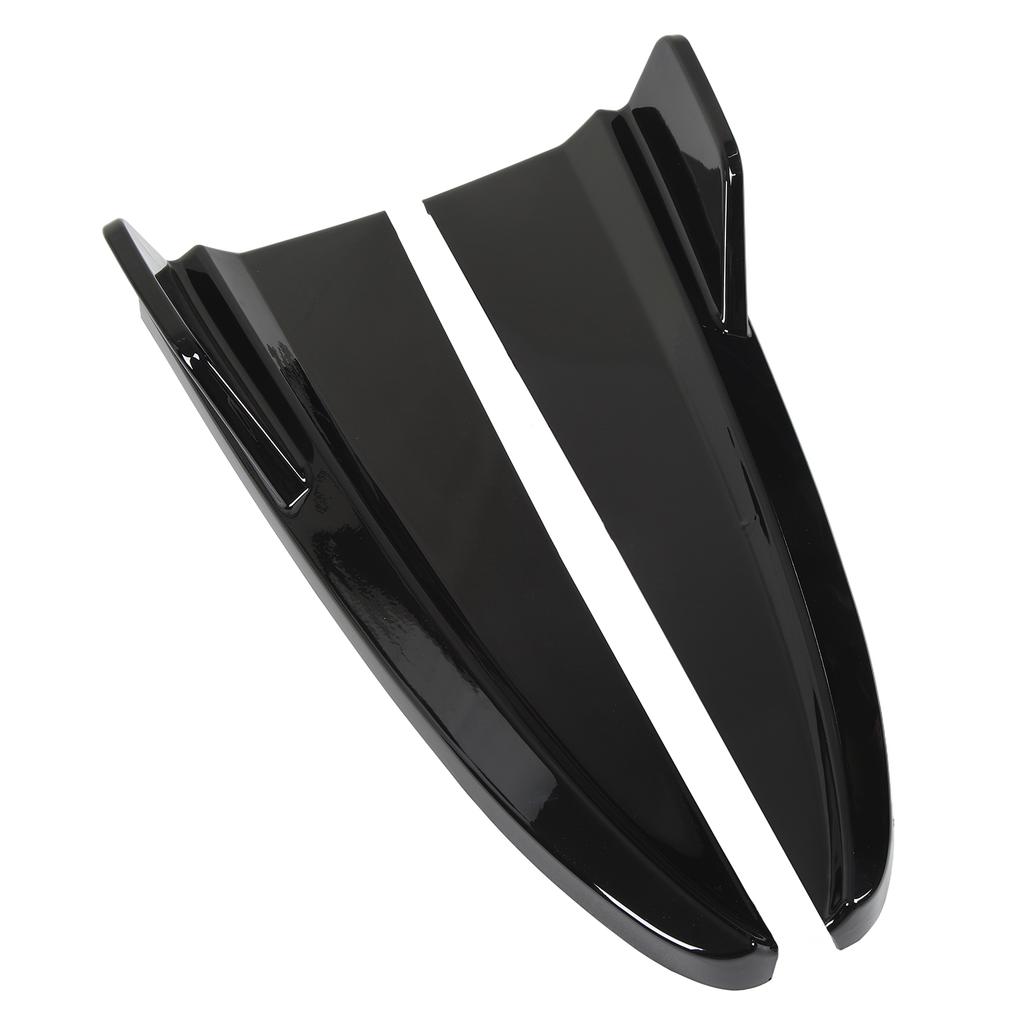 1 Pair Rear Bumper Lip Diffuser Tail Side Splitter Replacement for C‑Class W205 C43  ‑Line 2015‑2021