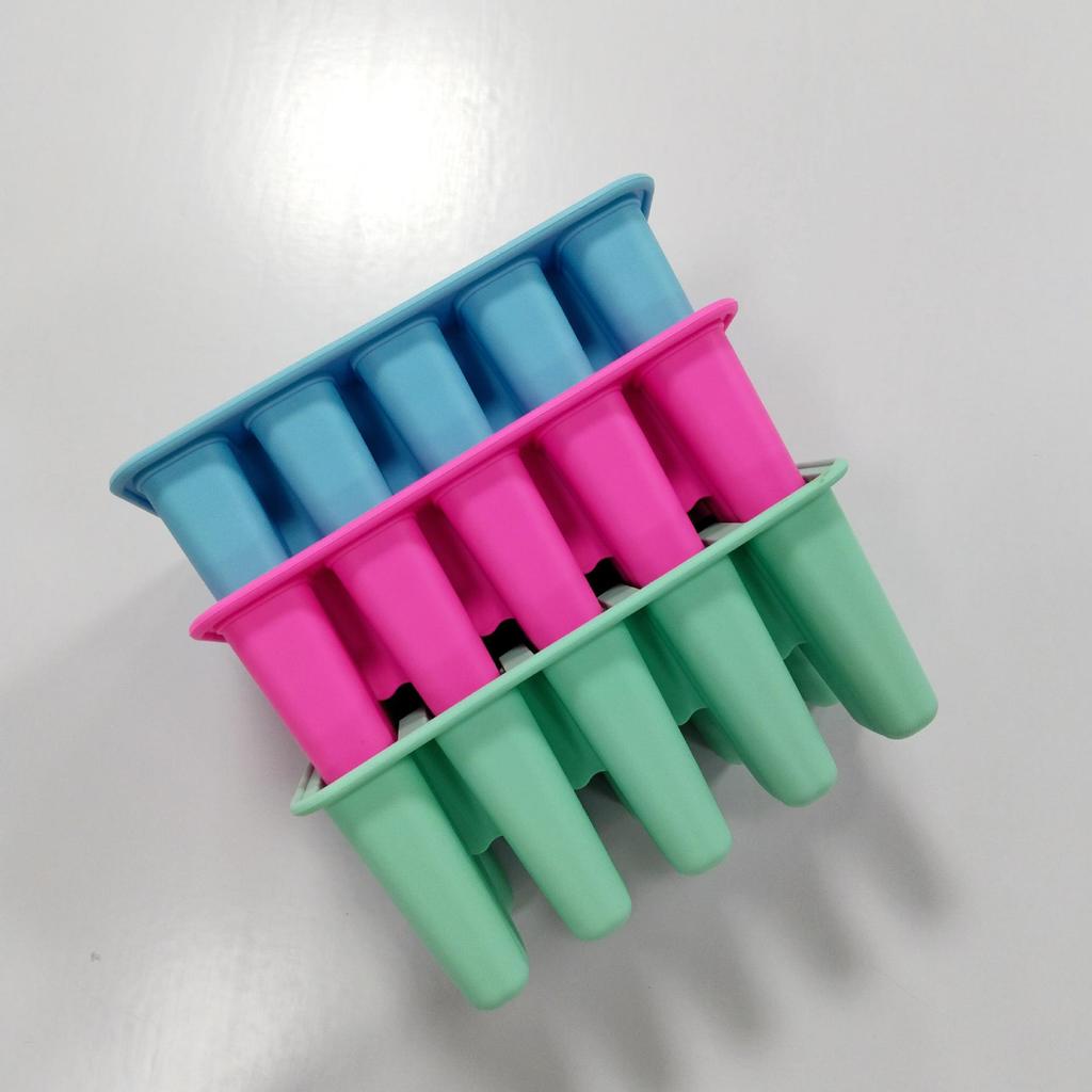 Silicone Ice Cream Mold: 10, 6, 4, 12 Cavities, Easy Release, Food Grade for Homemade Popsicles