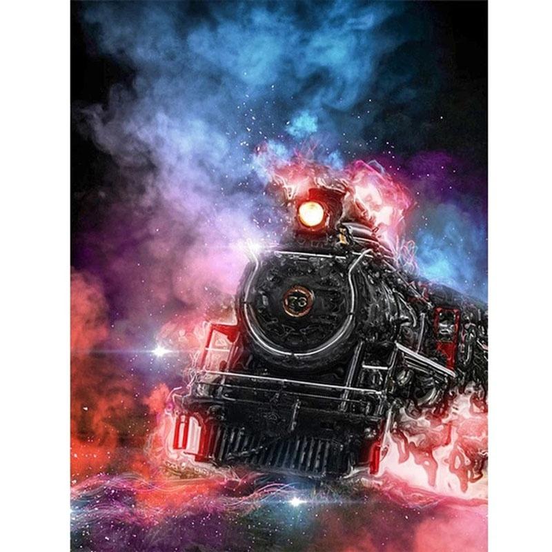DIY Christmas Gifts Diamond Painting Kits Train Picture Full Drill Rhinestone DIY Christmas Gifts Diamond Painting Kits Train Picture Full Drill Rhinestone