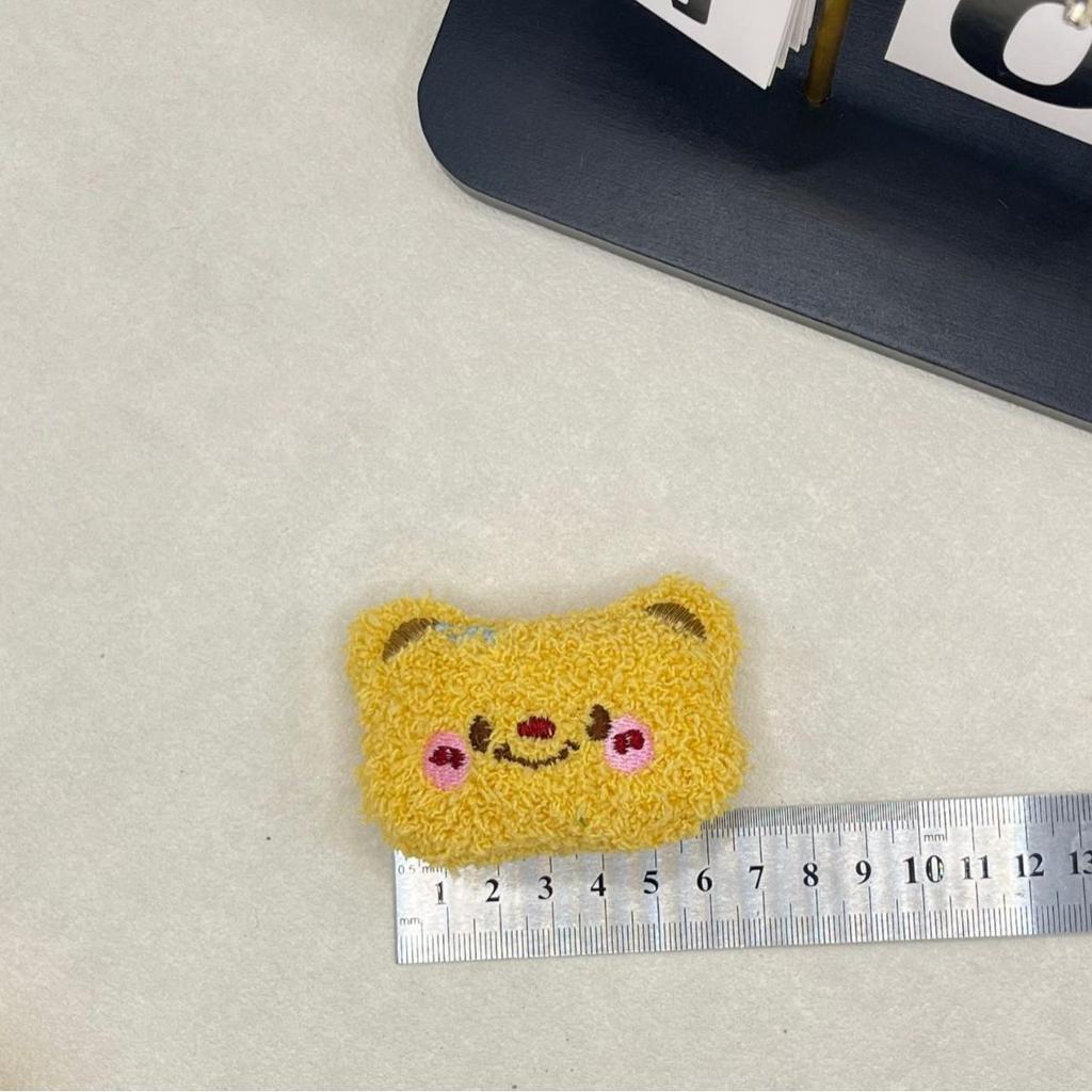 Cartoon Plush Bear Brooch - DIY Handmade Material for Children's Accessories (Hats, Socks, Bags)