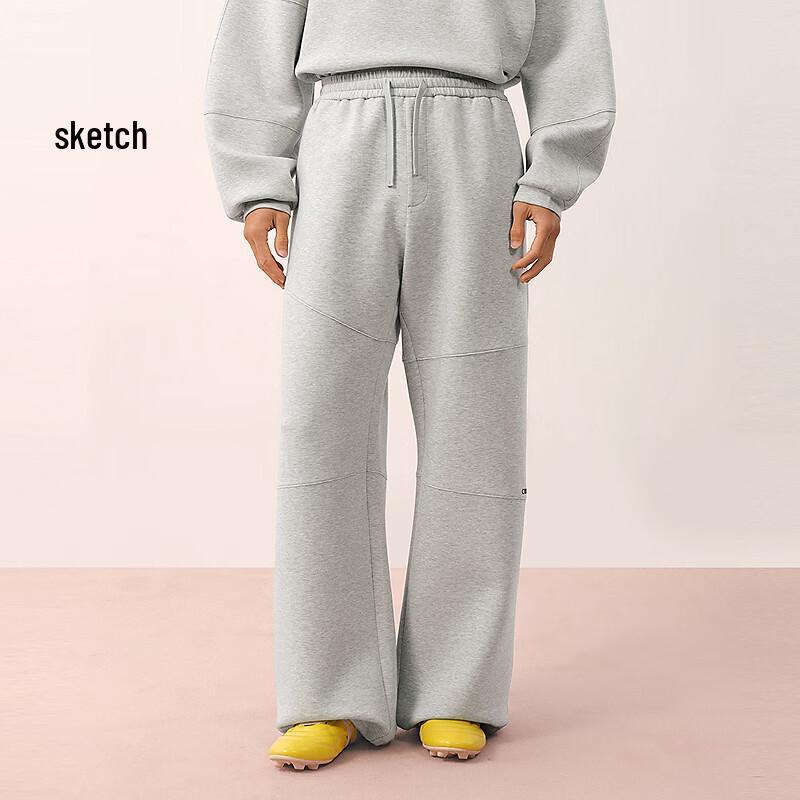Men s Relaxed Fit Wide-Leg Casual Sweatpants XL