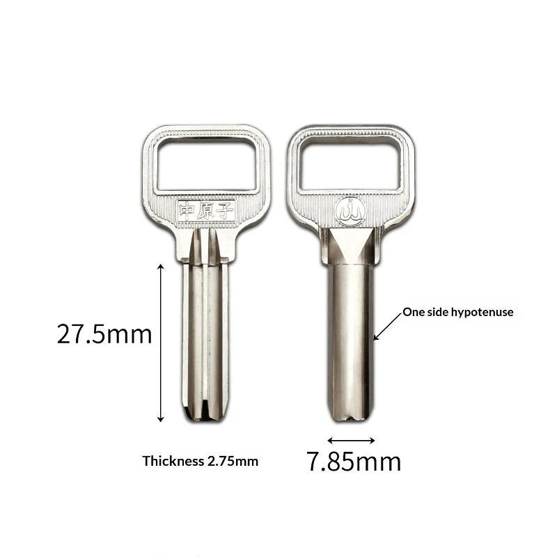 Chiave Vergine Durevole E118 2 Pezzi Acciaio Inossidabile Resistente alla Ruggine Dimensioni Precise per Sostituzione Chiave Serratura Ufficio Commerciale