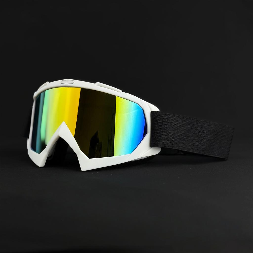 Motocross Goggles Windproof HD Lens Cycling Glasses Helmet Compatible Protective Eyewear for Men Women