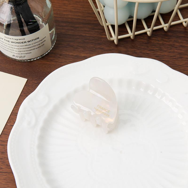 

Ацетатные крабы для женщин и девочек 3,5 см милые мини-зажимы в форме сердца аксессуары зажим в виде акулы зажимы маленький коготь для волос one size красный