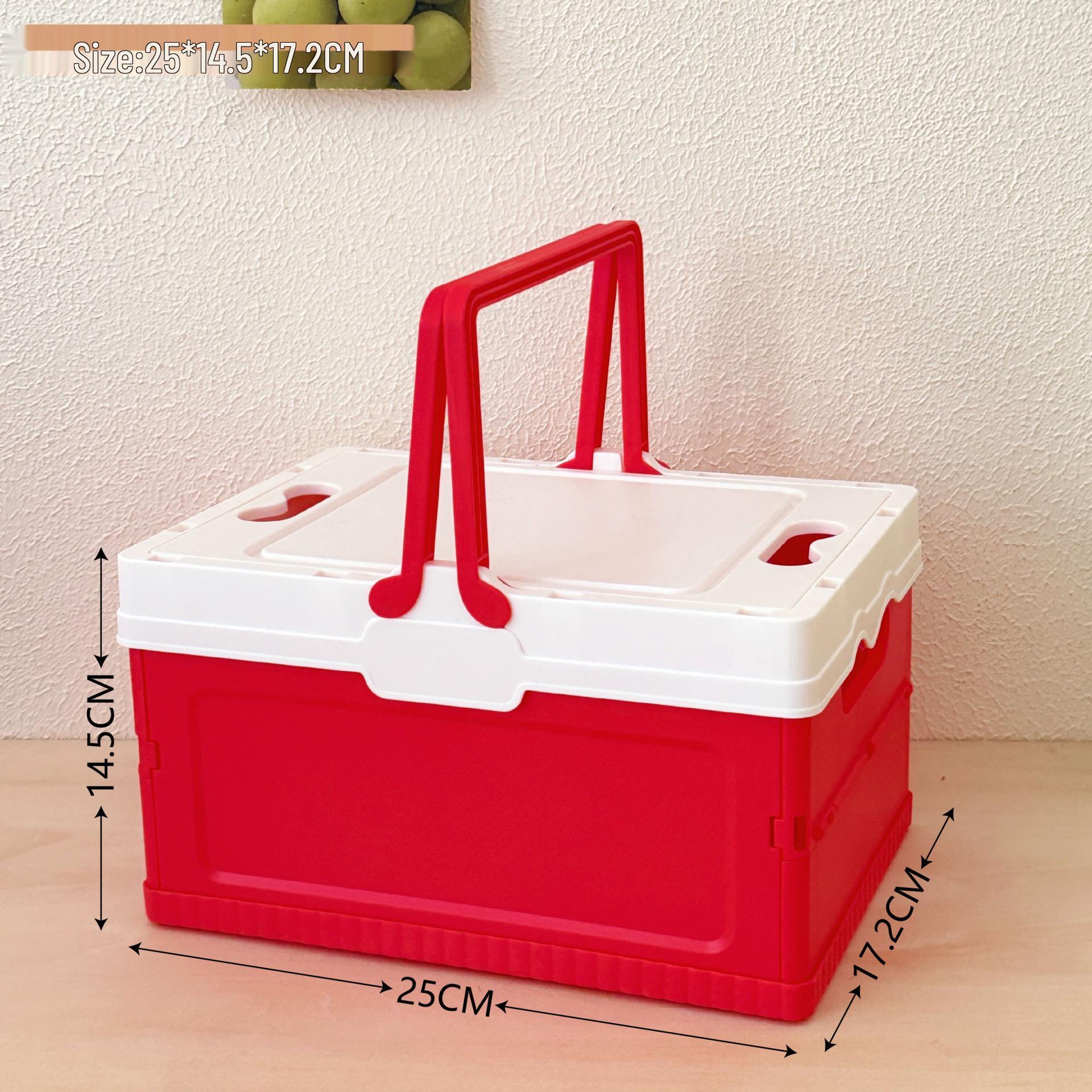 

Портативная складная корзина для пикника и хранения овощей и белья в японском стиле