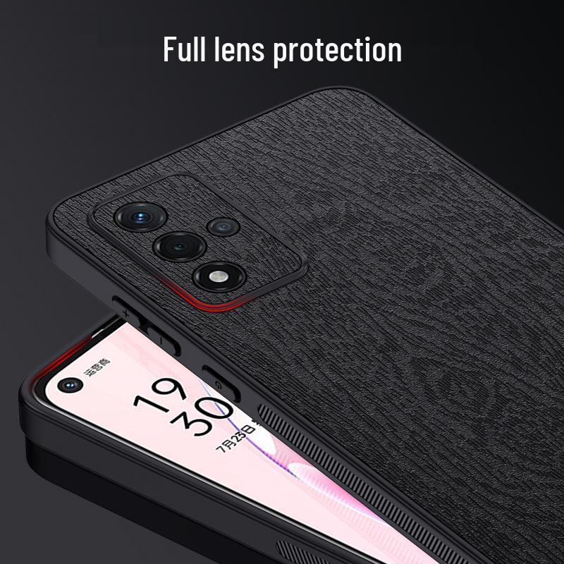 OPPO A60 & A3 Vitality Bark Texture Anti-Fall Case