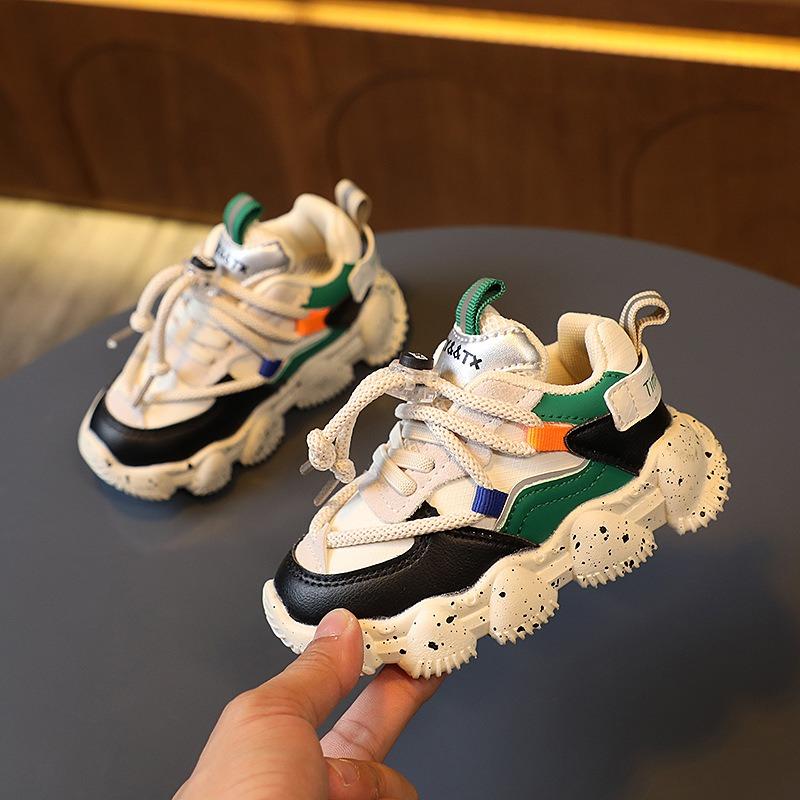 Kids Kids Shoes Boys Sneakers Girls Leather Running Shoes Medium Kids Casual Shoes Baby Toddler Shoes Tide