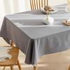 Pure White Linen Cotton Tablecloth Nordic INS Style Fabric Photo Backdrop for Picnic Dorm Dessert Table Cloth Home Decoration