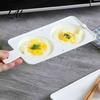 Office Breakfast Maker Microwave Egg Poacher 2‑Cavity Steamer Cooker with Lid & Handle Oil Free Boiler Mold Quick Kitchen Gadget for Home Dorm
