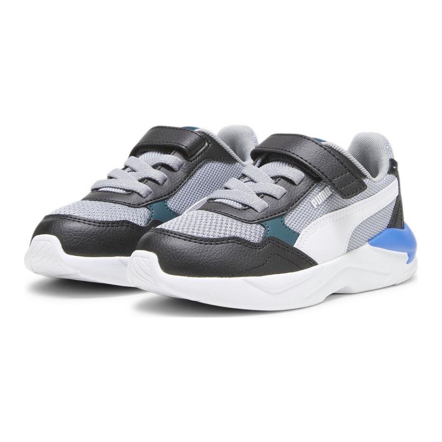 Puma X-Ray Speed Minimalistisch Vielseitig Trendig Low-Top Freizeitschuhe Kinder Sneaker Schwarz Grau 385525-21