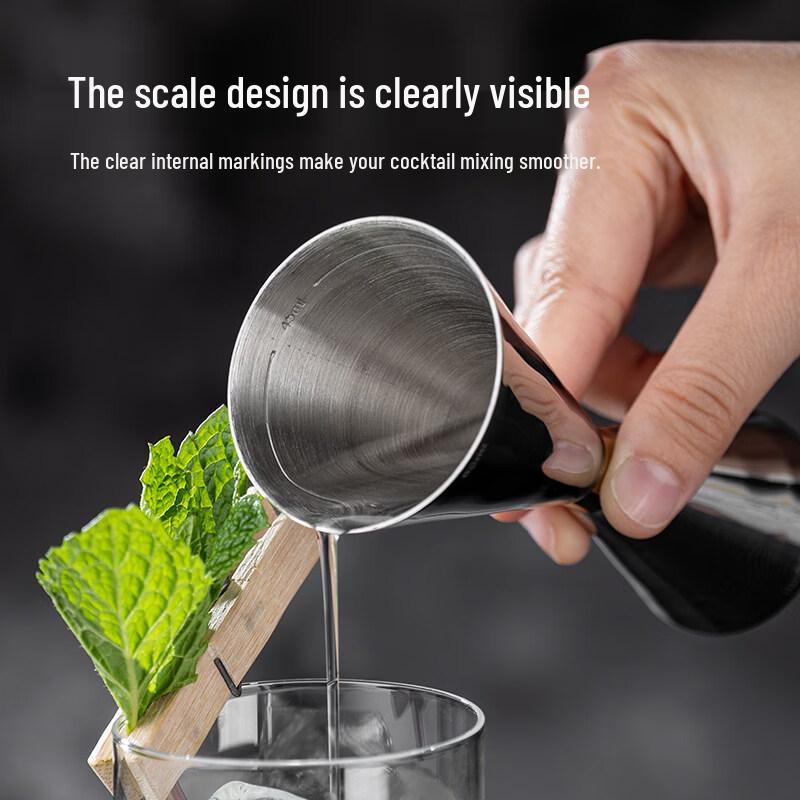 ZISIZ 304 Edelstahl Cocktail Double Jigger