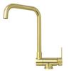 304 Stainless Steel Folding Kitchen Faucet and Sink with Hot/Cold Water