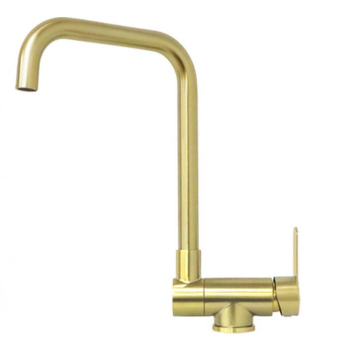 304 Stainless Steel Folding Kitchen Faucet and Sink with Hot/Cold Water