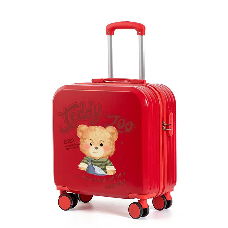 Package Fashion Cartoon Teddy 18-inch Luggage 18-inch