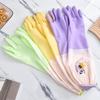 Long Cuffed Non-Slip Dishwashing & Cleaning Gloves for Kitchen & Laundry