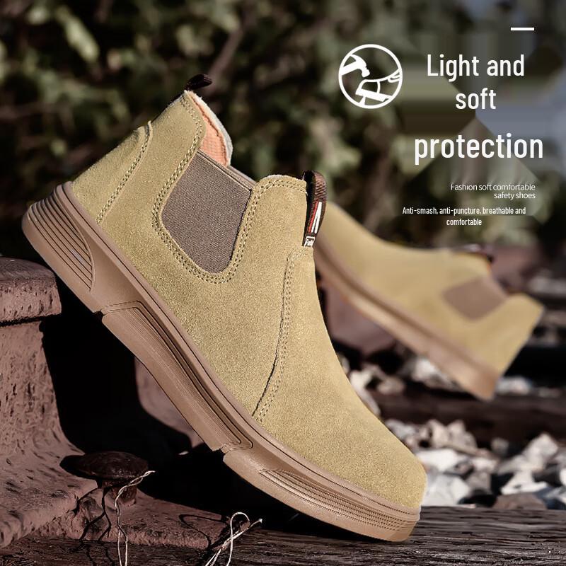 Мужские slip-on сварочные защитные ботинки Bozong K9 35