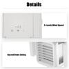 7 Colors Light Conditioning Humidifier Purifier USB Desktop Air Cooler Fan With 2 Water Tanks Home New Mini Portable Air Conditioner