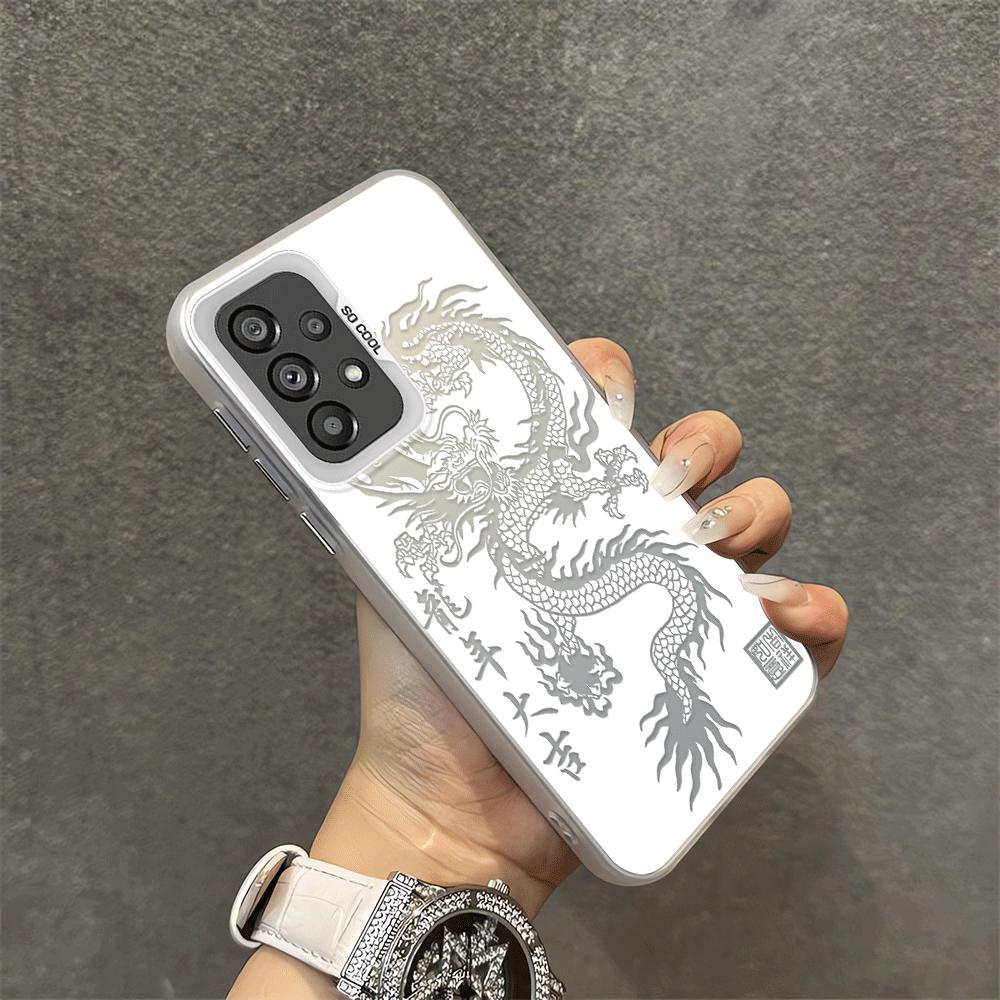 

Case for Samsung Galaxy A16 A34 A54 A17 A52 A14 A56 A23 A71 A32 A36 A72 A13 A25 A73 A12 Phone Cover Creative Cool Dragon Galaxy A17