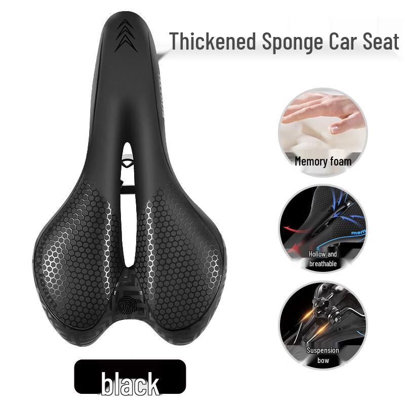 Lishi Thickened Hollow Mountain Bike Saddle