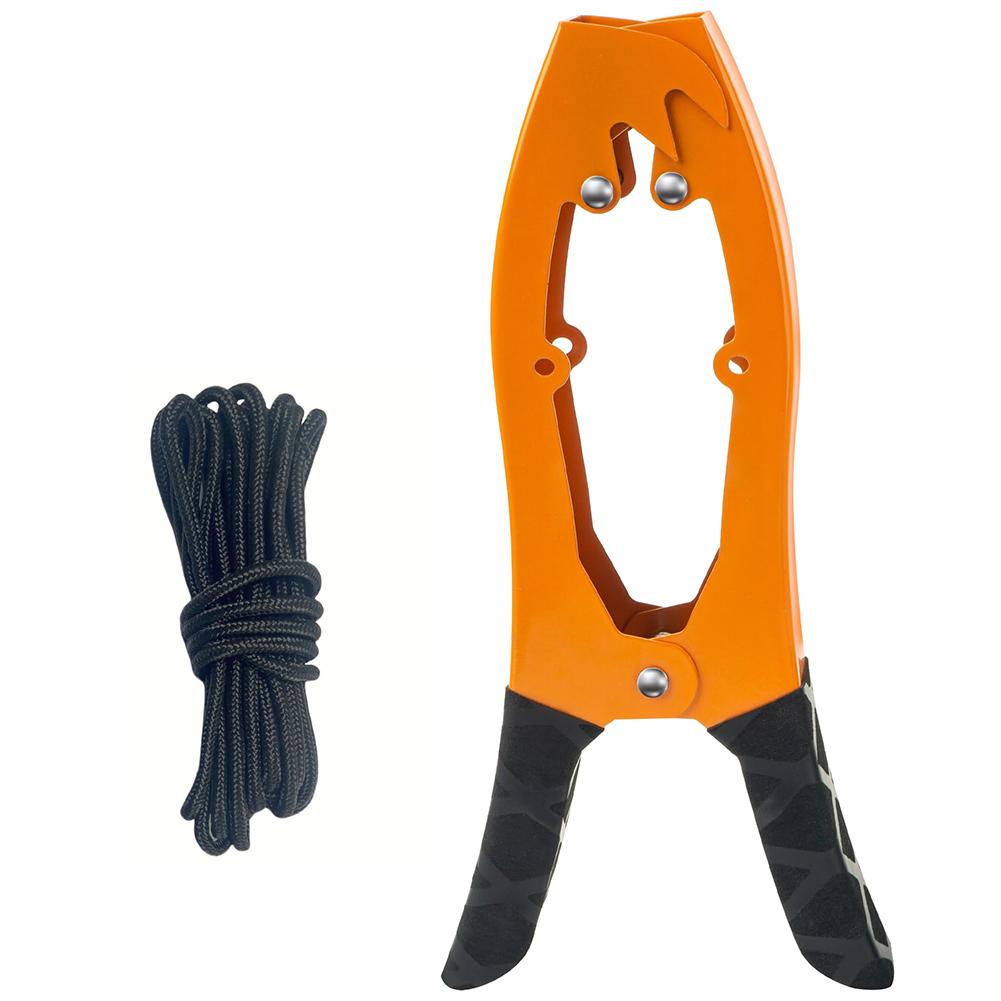 Canoe Anchor Grip with Paracord Brush Clamp Anchor Kayaks Anchor Grip for Fishing Boating and Camping