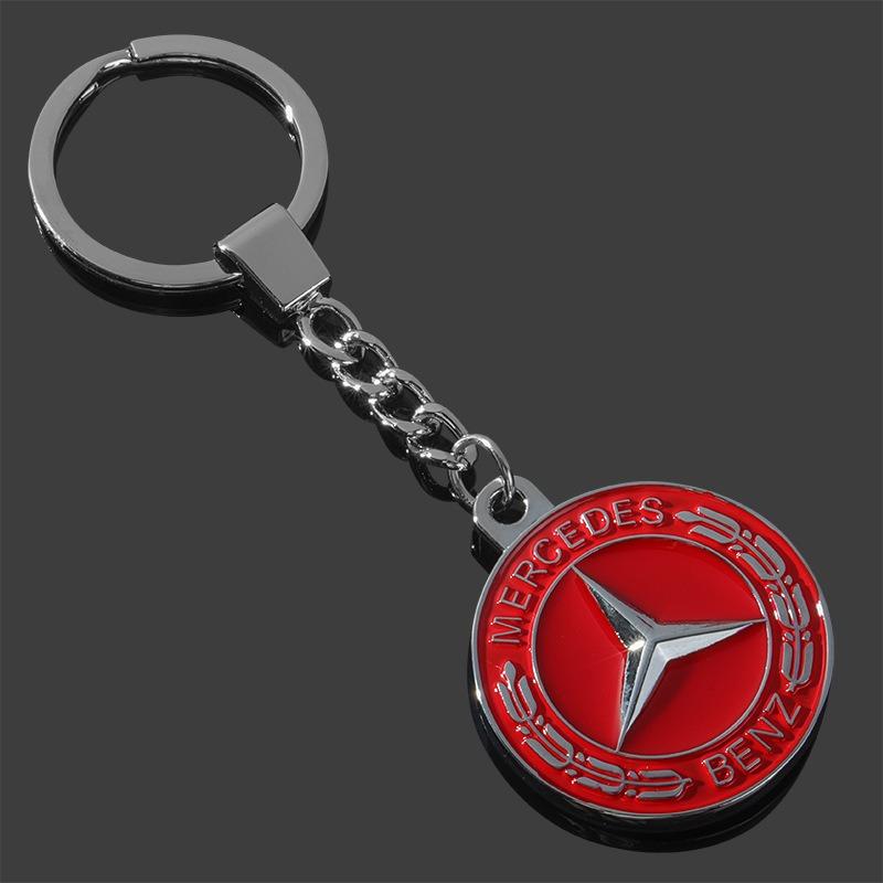 Metal Car Badge Key Chain Unisex Keychain For Mercedes Benz AMG W204 W205 W203 W211 W212 W213 W201 W210 Auto Accessories