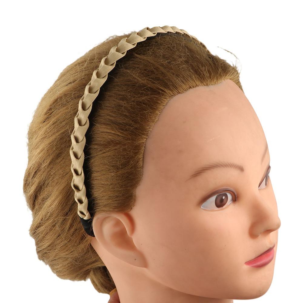 Twist Weaving Hair Hoop Winding Cross Braided Headband Elegant Party