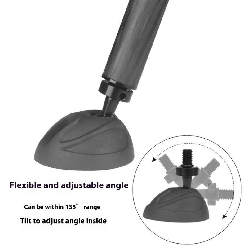 AntiSlip Rubber Tripods Foot Pad 3/8 Screw Universal Adapter for Enhances Camera Stability On Uneven Surfaces