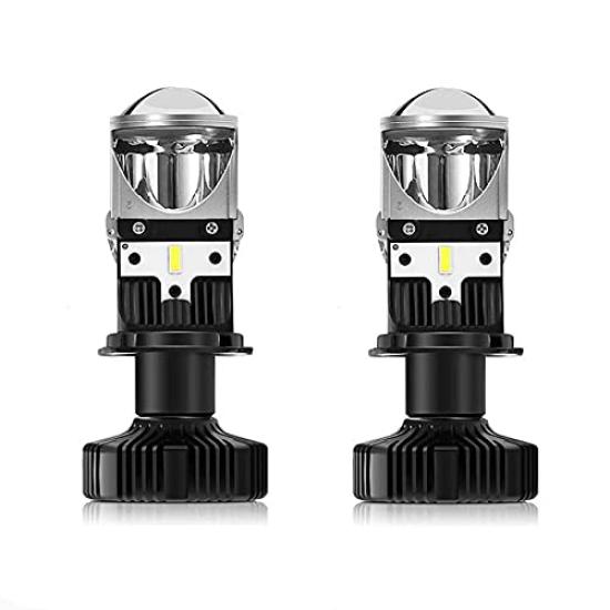 

Светодиодные фары H4 с проектором, сфокусированные 6500K, 2 шт., спецификация для Японии, Auto-Ideas, линзы Hi/Lo, свет, 80 Вт, 10 000 люмен, белый, лампы, белый