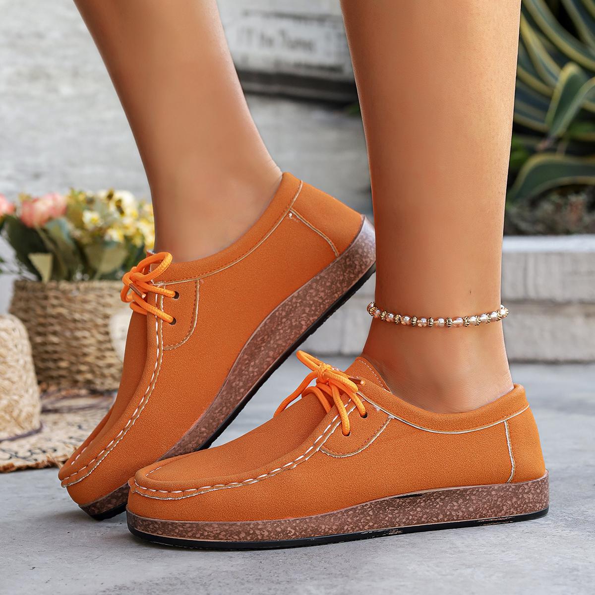Dames Schoenen Comfortabel Zachte Zool Sneakers Vrouw Casual Trend Antislip Platte Rubberen Instappers De 42 brown