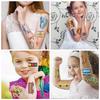 New Cartoon Vehicle Tattoo Stickers for Waterproof Party Gift Funny DIY Fun Face Stickers