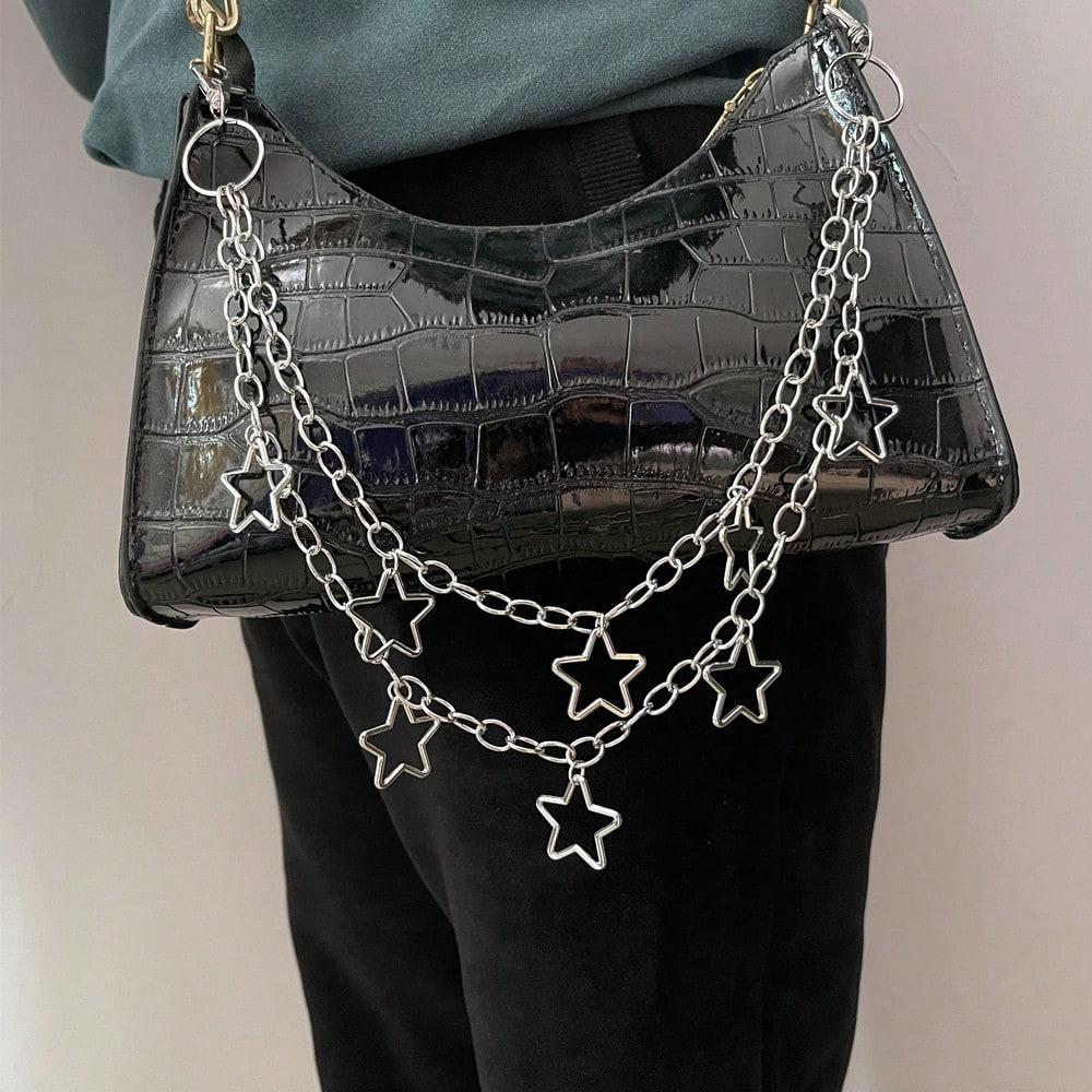European and American Jewelry Punk Retro Star Pendant Waist Chain Women's Versatile Five-pointed Star Trouser Chain