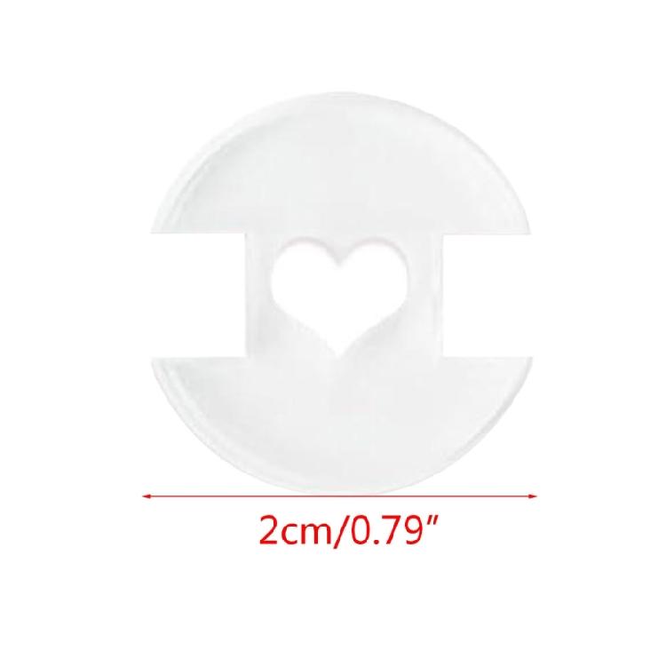 20/50 Stück Acrylknöpfe Hutmacherverschluss Runde Knöpfe