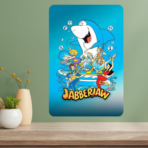 Jabberjaw Classic TV Show Metal Poster Sign 20x30cm（7.8x11.8inch）