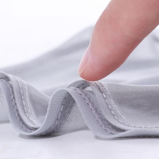 Boxer Underwear Mid-rise Ultra-Thin Seamless Transparent Mesh Yarn Shorts Briefs Solid Color Breathable Lightweight Soft Boxers