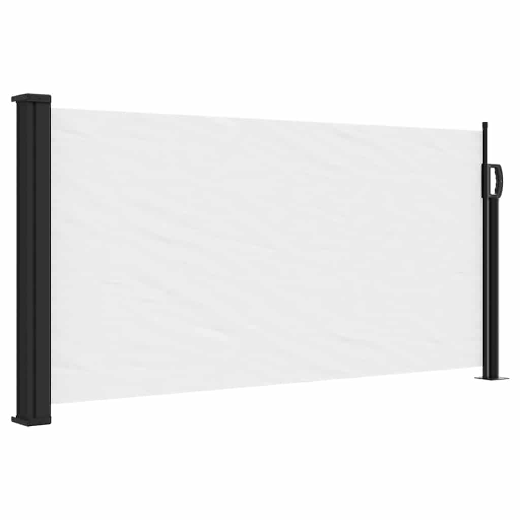 Vidaxl Zwijana Markiza Boczna, Biała, 100X300 Cm