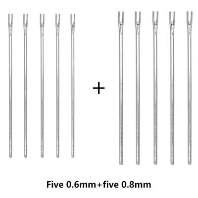0,6 mm 0,8 mm Rerooting-Nadel Puppenhaar Repaint Puppenkopf Reborn Haarwurzelwerkzeuge Perückenherstellung Zubehör