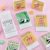 2026 Capybara Cartoon Desk Calendar - Creative Mini Ornament Gift for Children and Students
