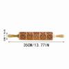 Christmas Rolling Pin Engraved Rolling Pin Embossed Rolling Pin