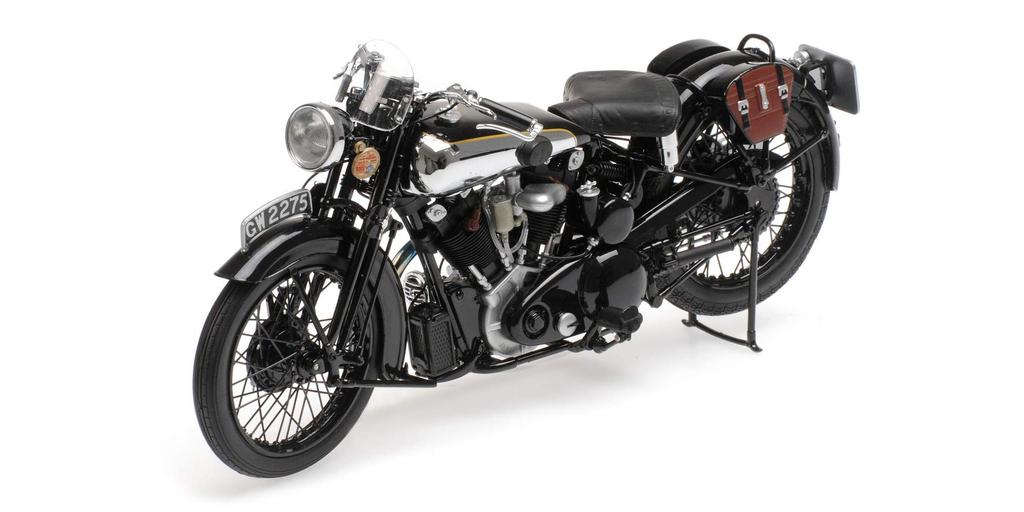 MINICHAMPS Scale Brough Superior SS 100 Lawrence 1935 1/12 T.E.