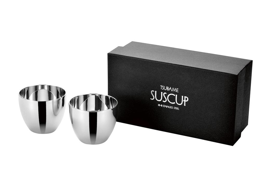 Asahi TSUBAME SUSCUP Double Cup 70ml Set of 2 Gift Package Specifications
