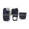 Fiat 3-Button Folding Car Key Shell with Back Cover