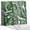 PVC Stick-on Tiles with a Tropical Leaves Pattern, Perfect for the Hallway, 20x20x20 cm