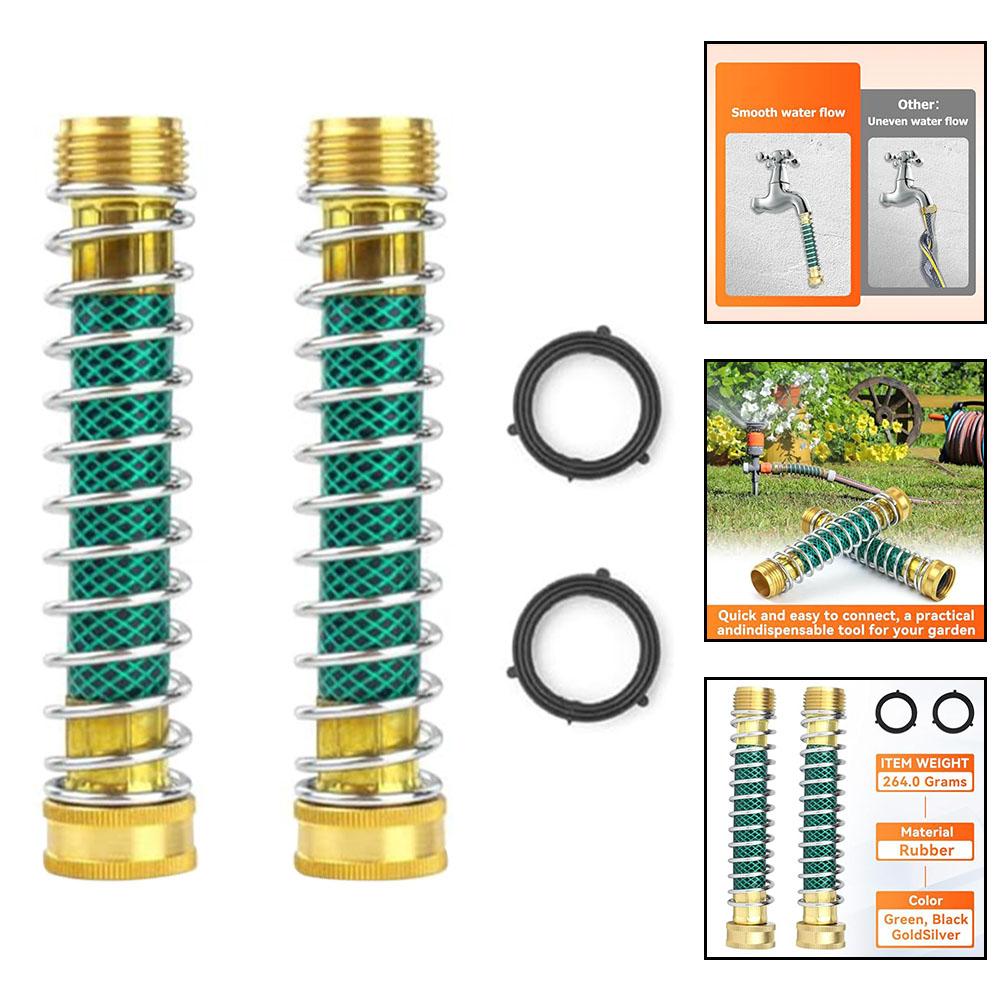 2er-Pack Gartenschlauch-Verlängerungsadapter Wasser schlauch-Verlängerungsadapter Schlauchverlängerer Gartenschlauchschutz Zubehör