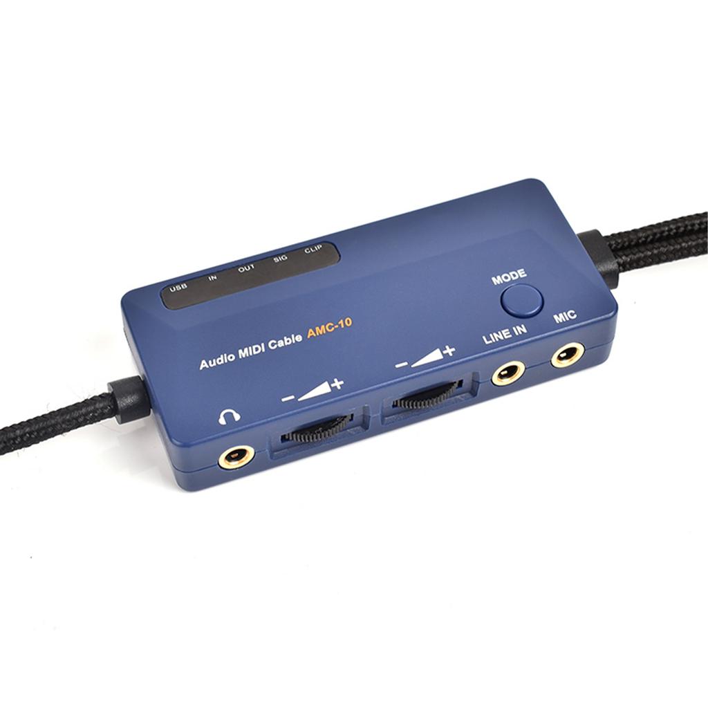 DOREMiDi MIDI to Type C Interface MIDI Cable Adapter for Editing Recording Track Audio MIDI Cable USB C Converter Built