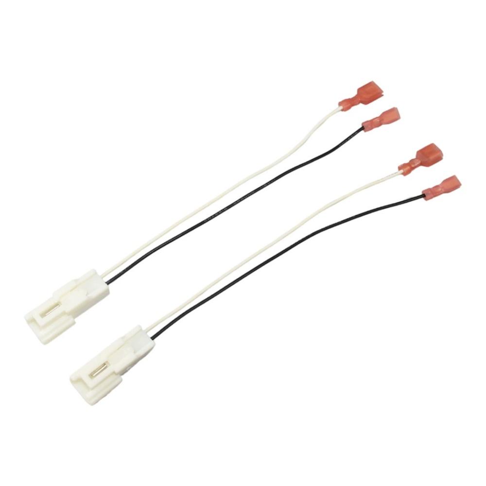 4Pcs Car Door Speaker Wire Harness Adaptor Cable 72-7300 For Kia Hyundai
