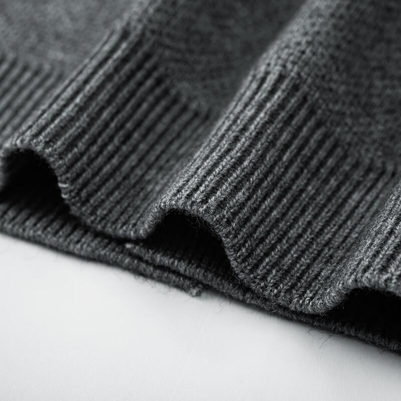 MaoRen Men's Stand Collar Knit Cardigan Sweater