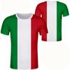 Italy T-Shirts Italian Flag Print Streetwear Casual Fashion Oversized Short Sleeve T Shirt Male Tees Tops Clothing