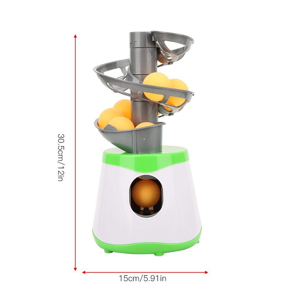Portable Table Tennis Trainer with ABS Automatic Ping Pong Ball Launcher, Table Tennis Practice Training Machine for Kids, Entertainment Equipment